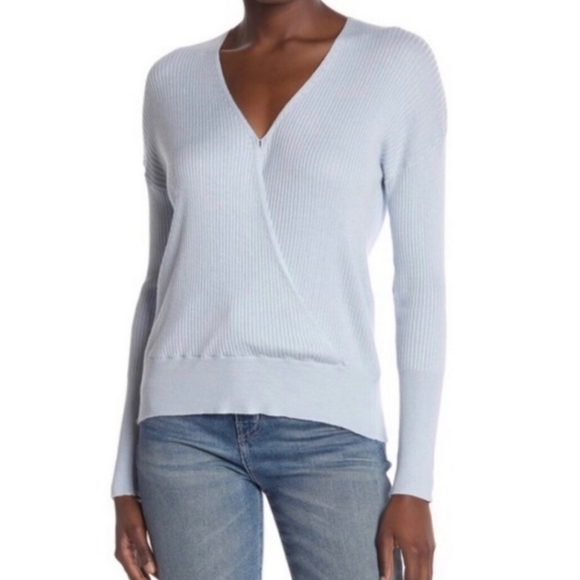 NWOT WOMEN'S ELODIE RIBBED WRAP SWEATER SIZE S - Picture 1 of 4
